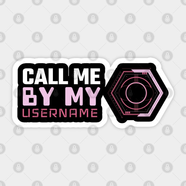 Futuristic! Gamer girl, online username Sticker by Johan13